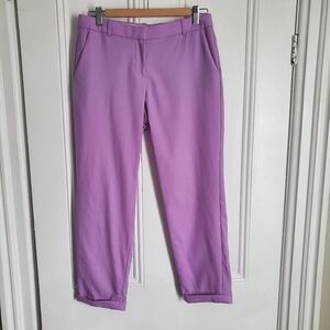 J.Crew Lilac Purple 100% Wool Cafe Capri Pant